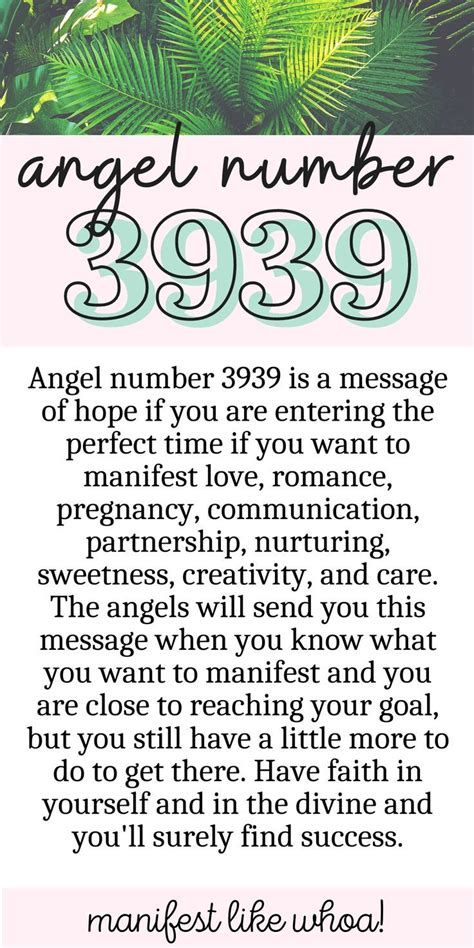 3939 angel number meaning|Angel Number 3939 Meaning: Symbolism,。